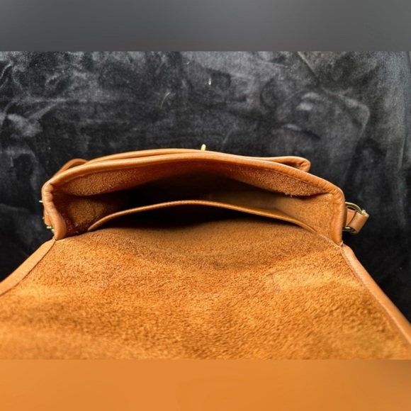 Coach Brown and Gold Crossbody Bag - Picture 3 of 16